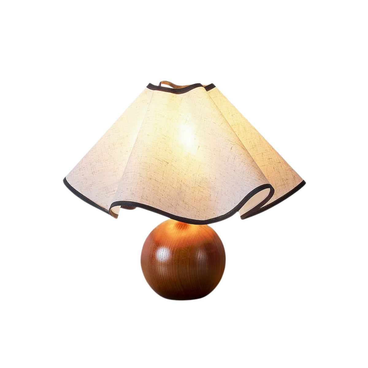 Tafellamp Modern met Sculpturaal Design en Golvende Kap 2