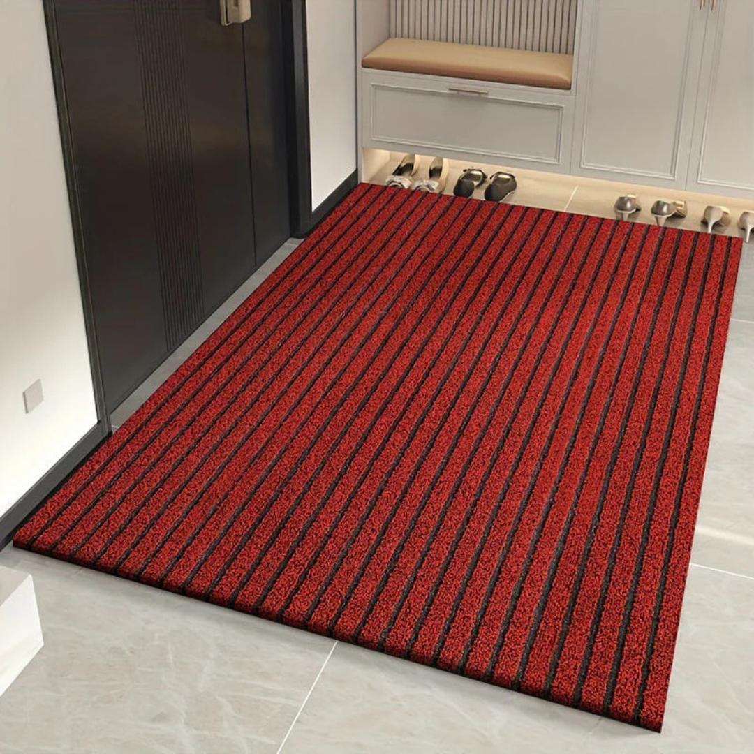 Deurmat voor Binnen en Buiten met Anti-Slip Onderkant en Gestreept Design