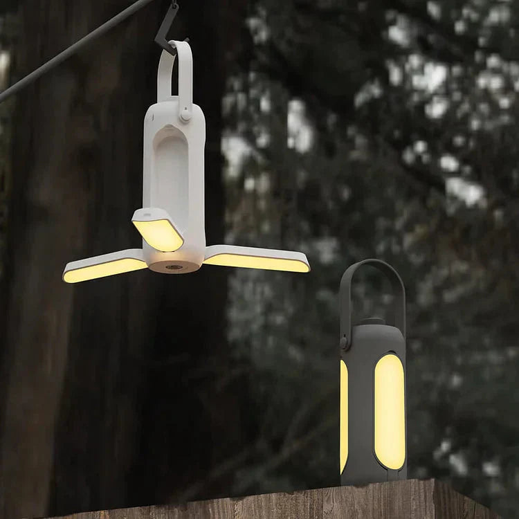 Draagbare LED Campinglamp Opvouwbaar met SOS-functie en USB Opladen
