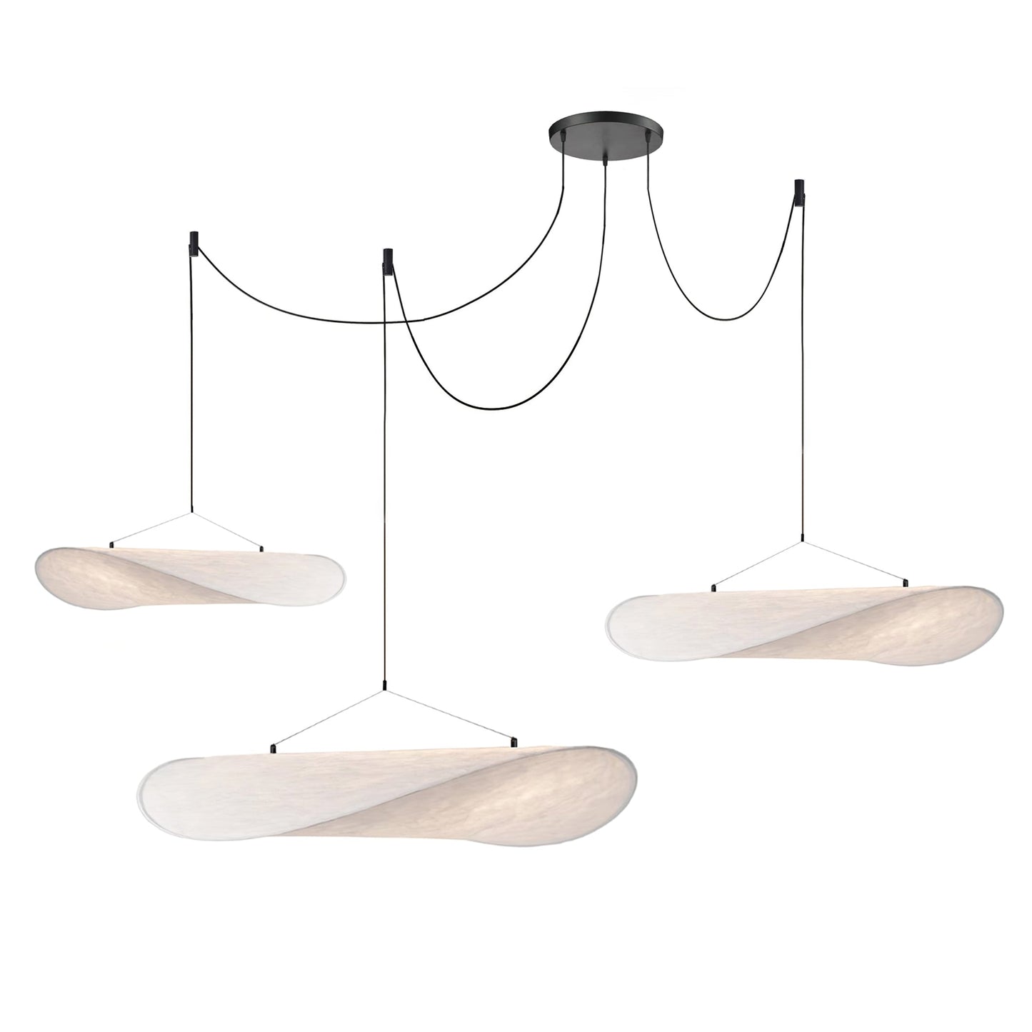 Hanglamp Minimalistisch met Wolkvormige Kap en Geïntegreerde LED