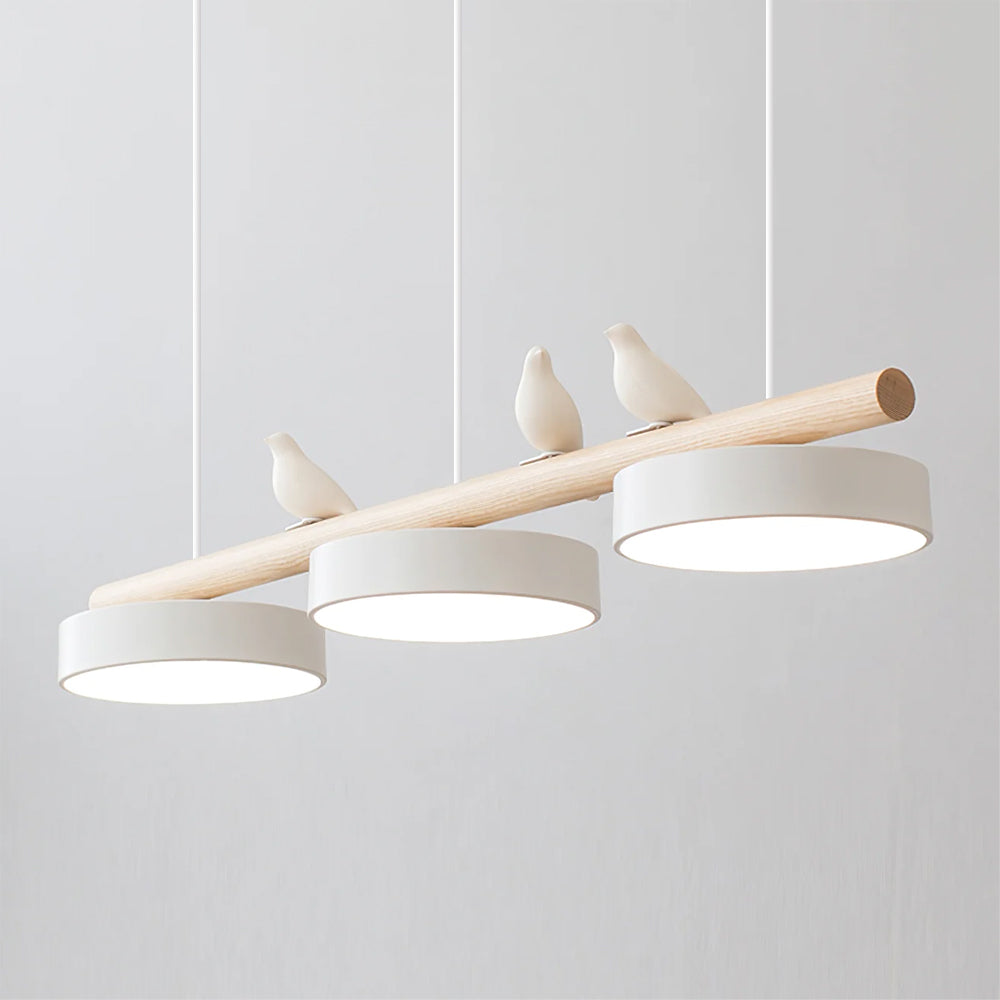 Hanglamp Modern LED met Vogelmotief en Verstelbare Draadkleur