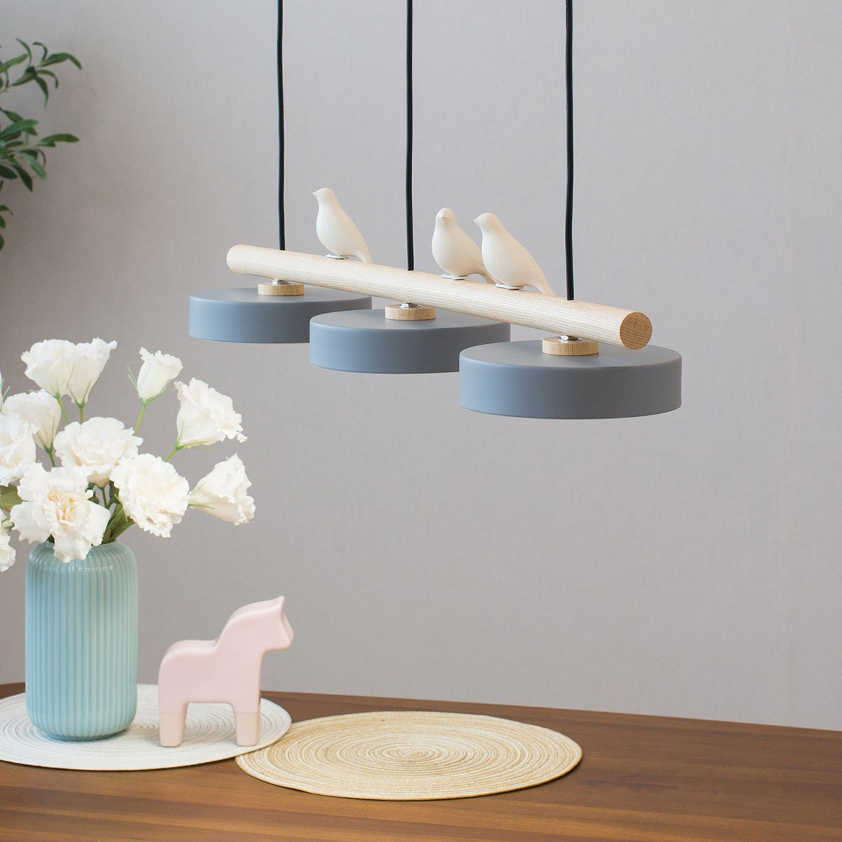 Hanglamp Modern LED met Vogelmotief en Verstelbare Draadkleur