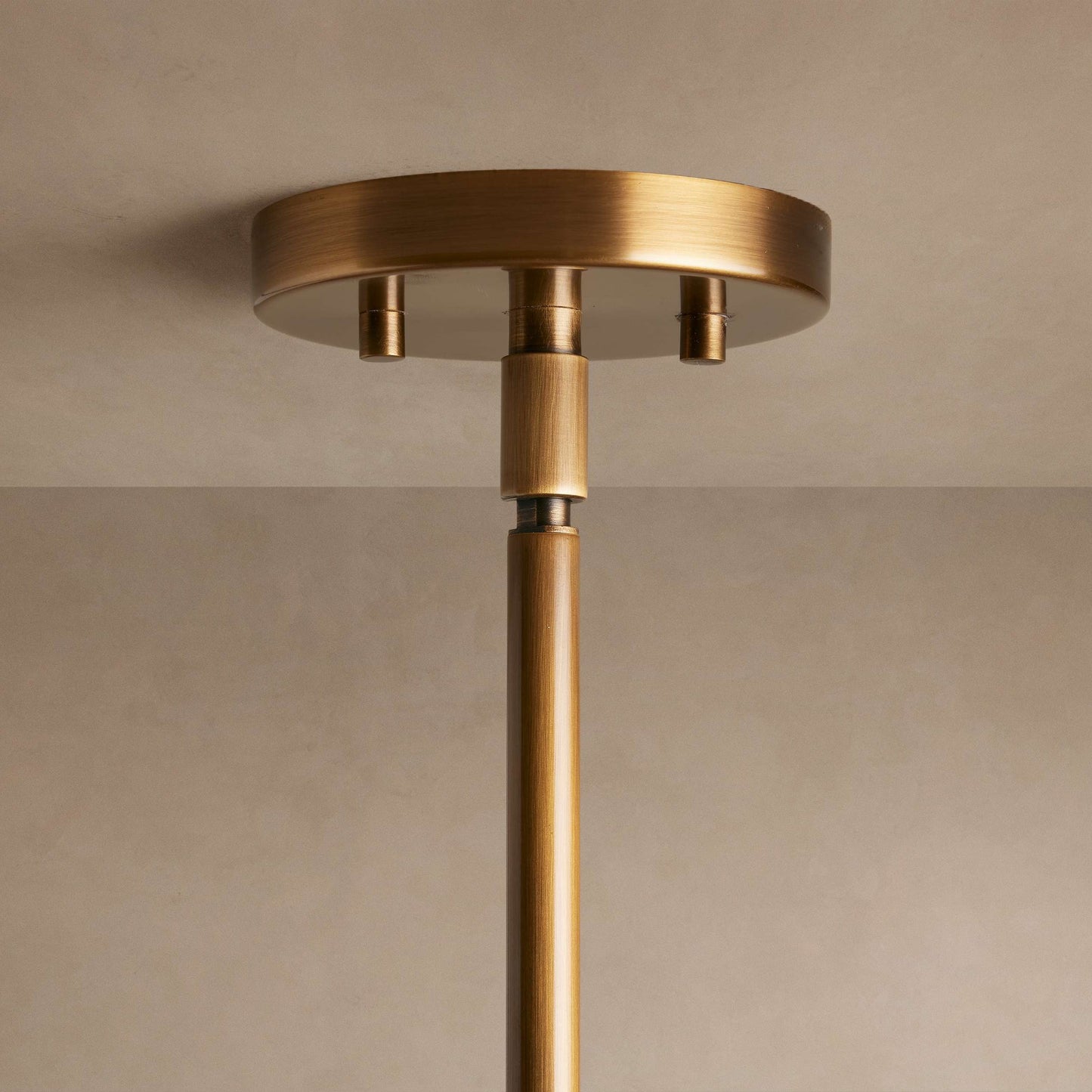 Hanglamp Modern met Dubbele Glazen Bol en Messing Ophanging