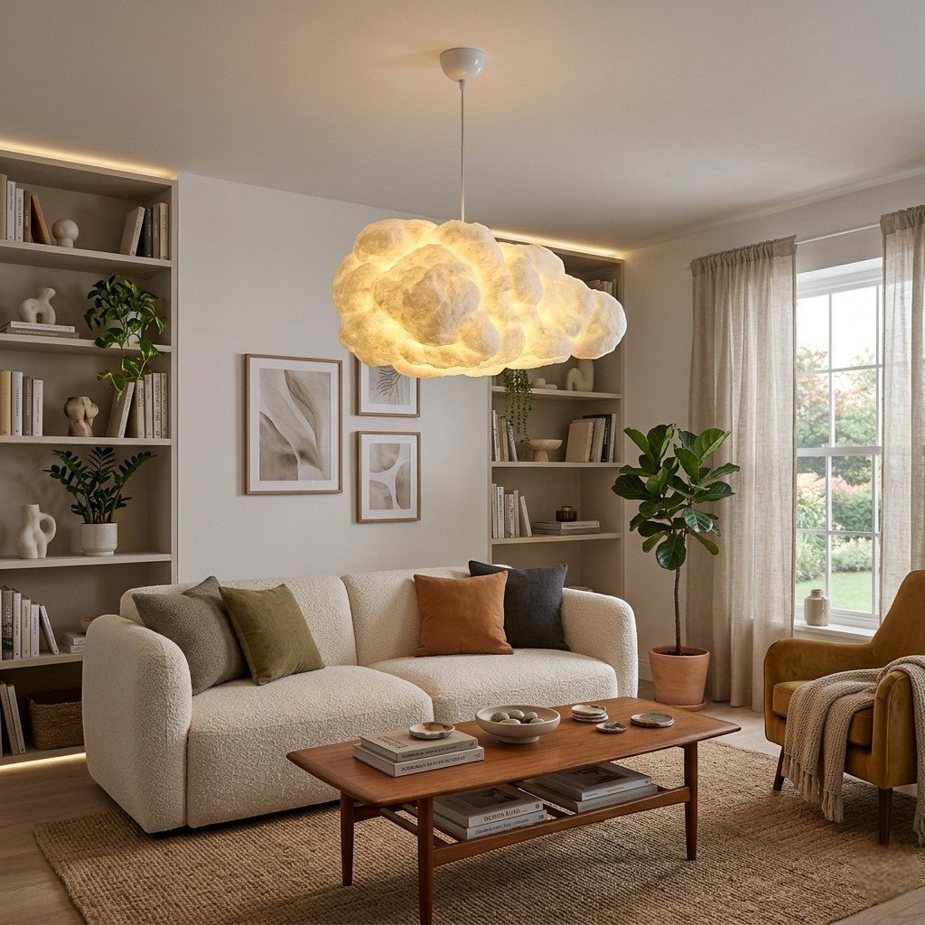 Hanglamp Wolk Modern met Organische Vorm en Warme Uitstraling