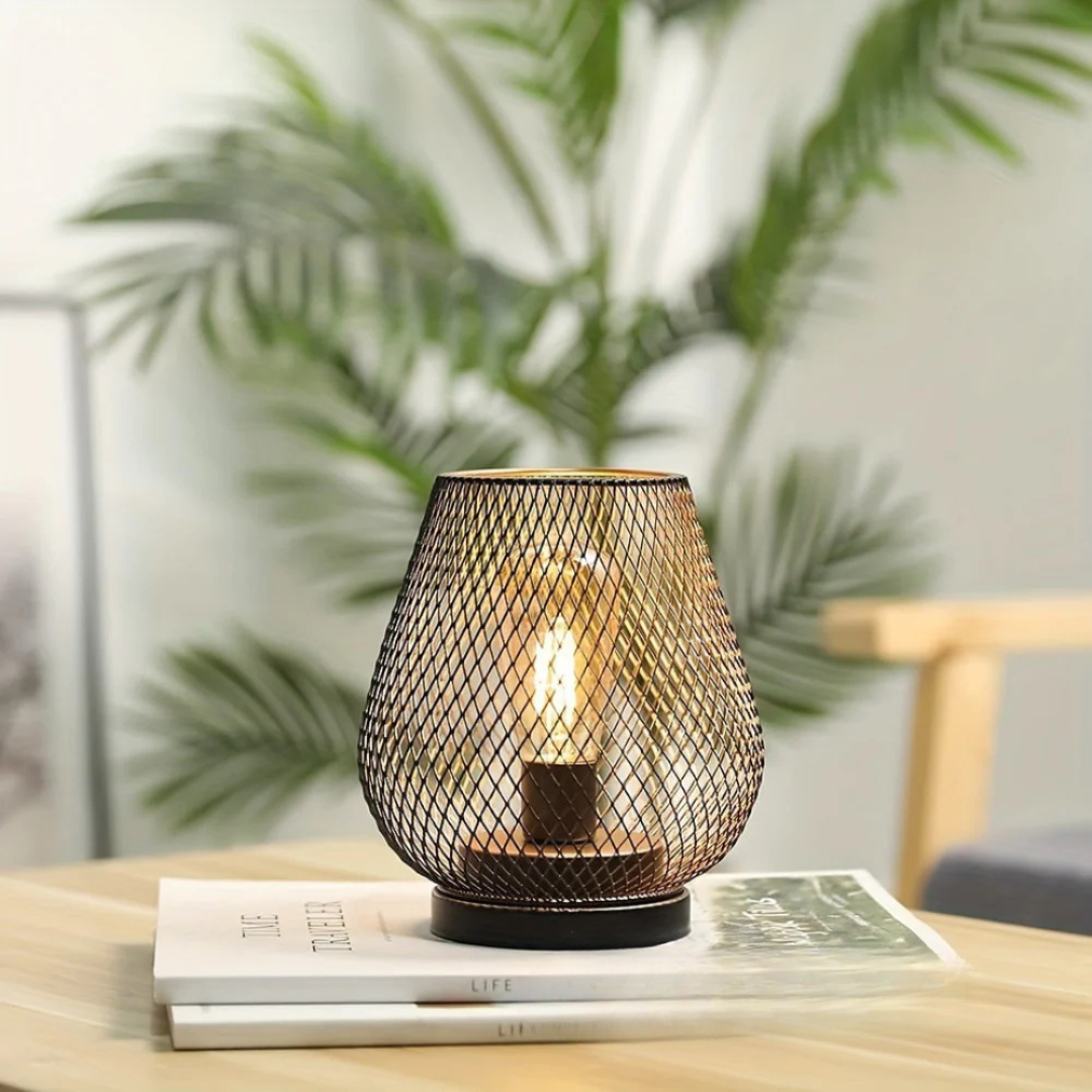 LED Lantaarn Draadloos Industrieel met Metalen Gaas