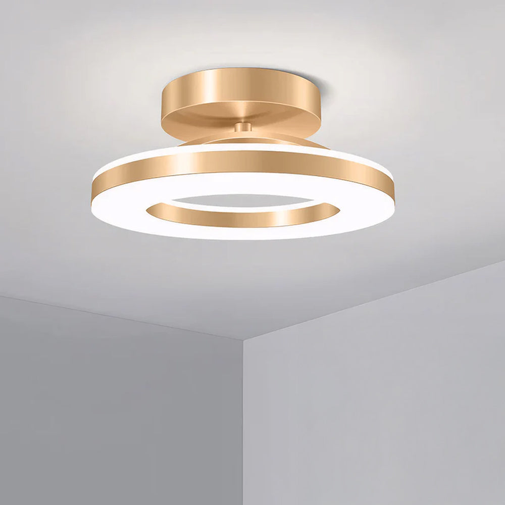 Plafondlamp Minimalistisch LED met Ronde Ring en Geïntegreerde Verlichting