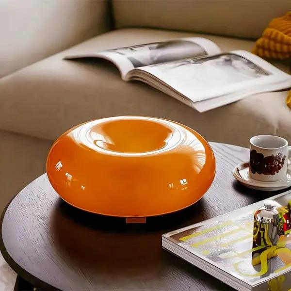 Tafellamp Retro met Donutvorm, Dimbare LED en Touch Bediening