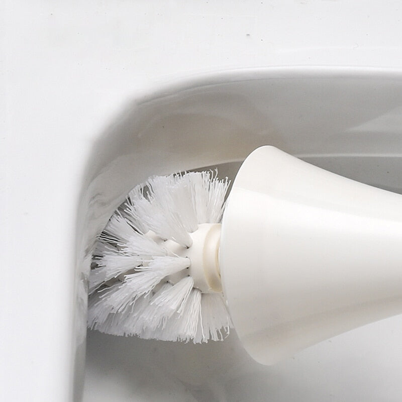 Toiletborstel met Ronde Houder en Afneembare Borstelkop