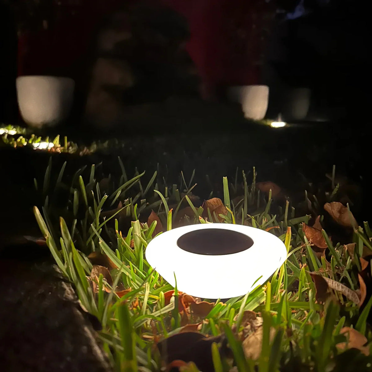 Tuinlamp Grondspot Solarlamp LED met Automatische Sensor voor Tuin en Pad