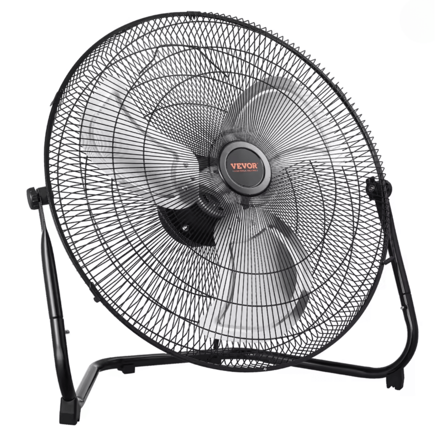 Vloerventilator Industrieel met 3 Snelheidsstanden en 360° Kantelbaar Rooster