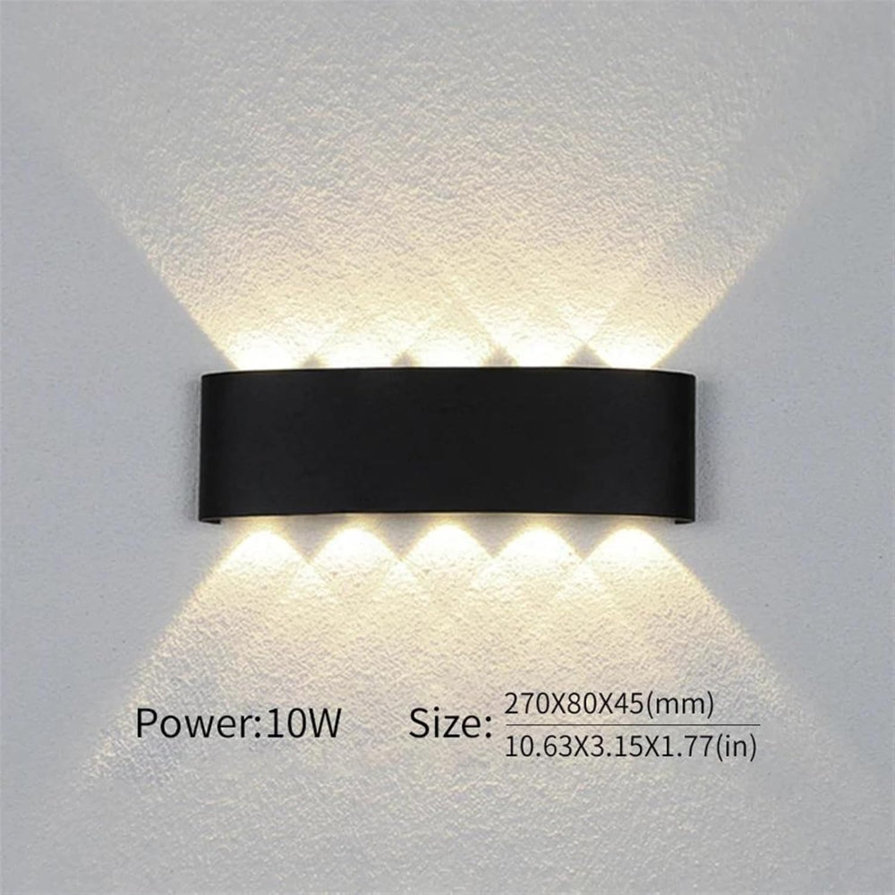 Wandlamp Modern LED met Up en Down Verlichting voor Binnen en Buiten