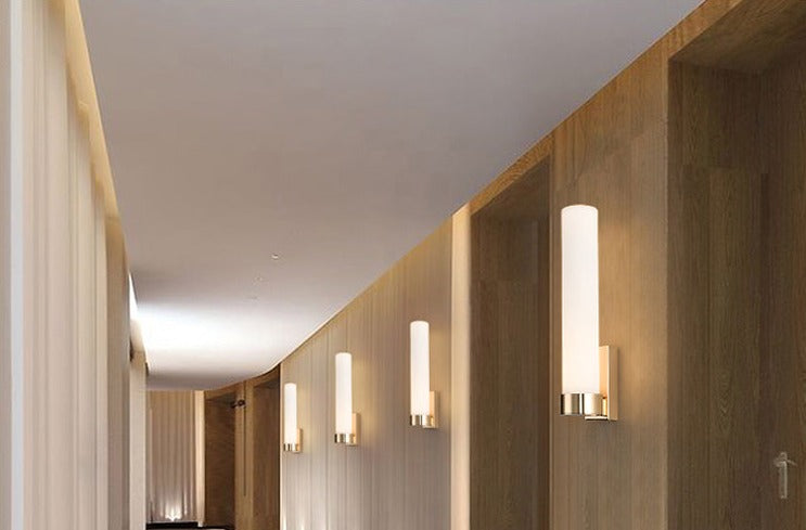 Wandlamp Modern met Cilindervormige Kappen en Geïntegreerde LED
