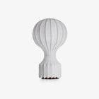 Witte lampbehuizing + zwarte voet