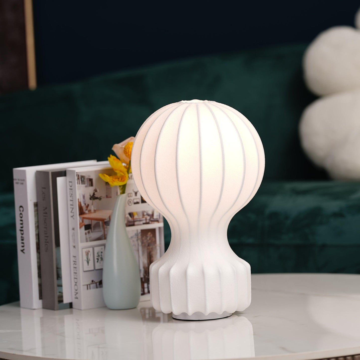 Tafellamp Modern met Cocoon Vorm en Diffuse Lichtverspreiding 7
