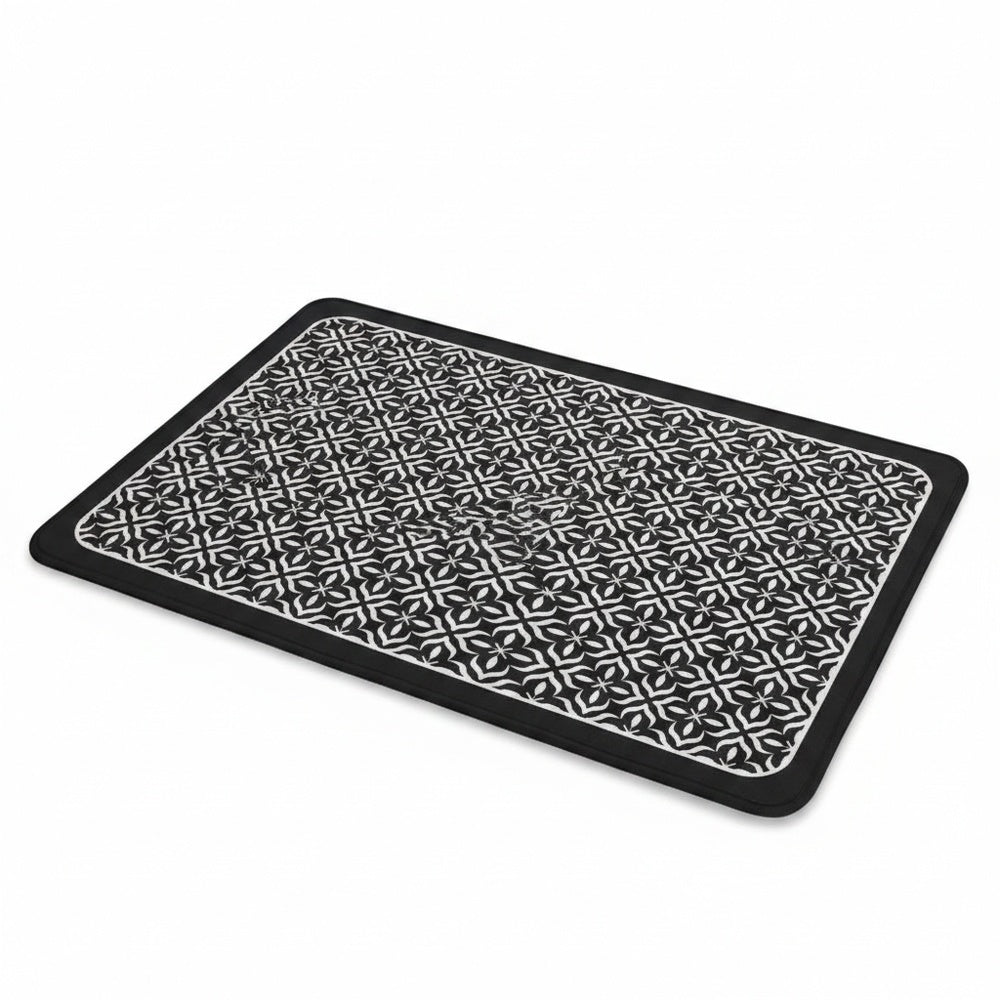 Afdruipmat met Mandala Patroon en Antislip Rubberen Onderkant