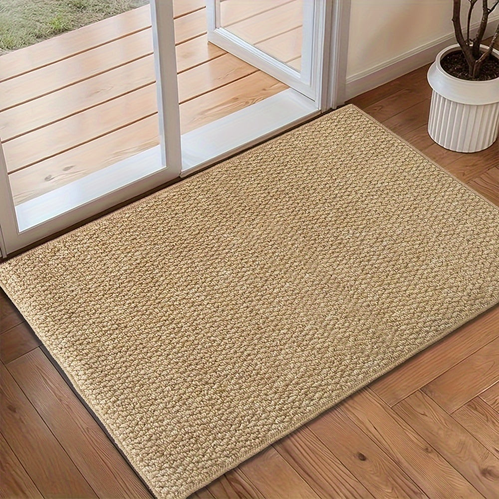 Antislip Deurmat Wasbaar in Wasmachine met Gevlochten Structuur ##POS:5##