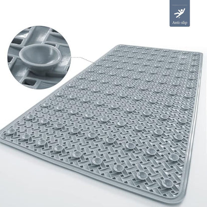Antislip Douchematje voor Bad en Douche met Zuignappen en Vlecht Patroon