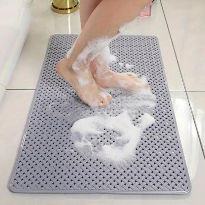 Antislip Douchematje voor Bad en Douche met Zuignappen en Vlecht Patroon