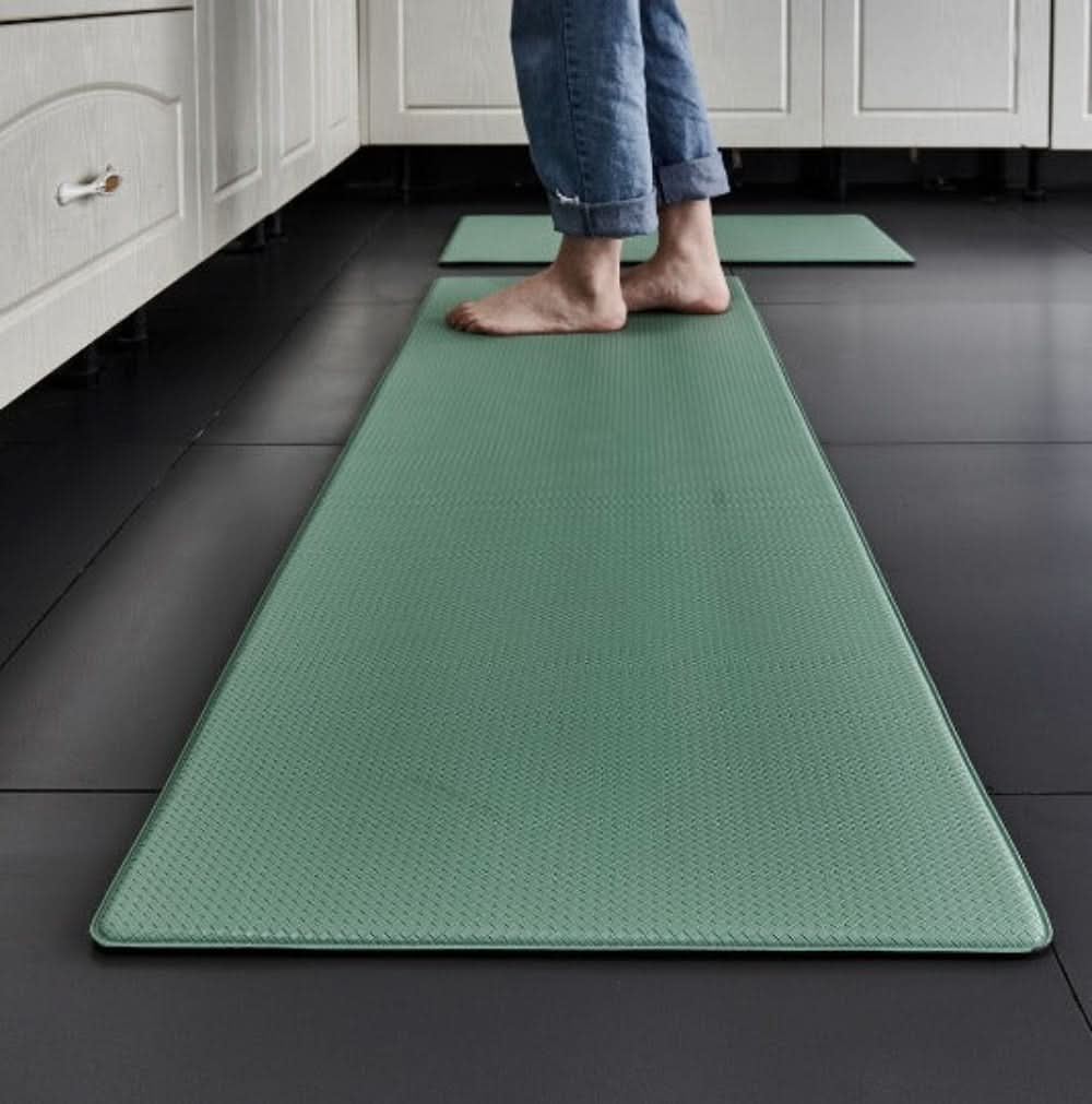 Antislip Keukenmat Set met Gevoerde Onderkant voor Lang Staan