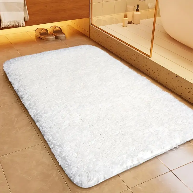 Badmat Antislip met Dikke Pluche Vloer en Afgeronde Hoeken ##POS:6##