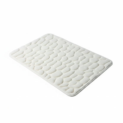 Badmat Antislip met Kiezelpatroon en Snelle Waterabsorptie