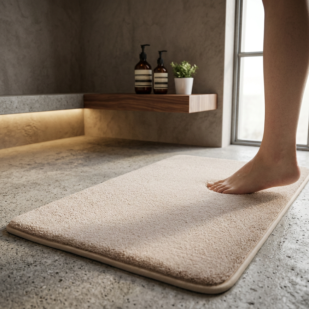 Badmat met Memory Foam Vulling en Antislip Onderkant