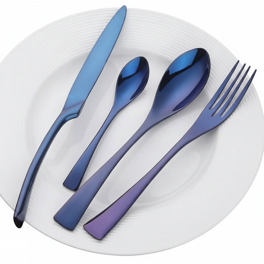 Bestekset met Vork, Mes en Lepel in Glanzend Design