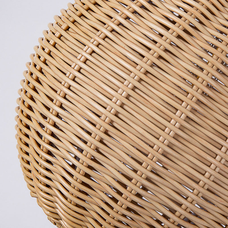 Buiten Hanglamp Bohemian met Vlechtwerk Kalebas Vorm voor Tuin en Terras
