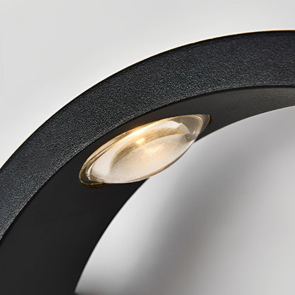 Buiten Wandlamp Modern met Golvend Design en Bidirectionele LED Verlichting IP65
