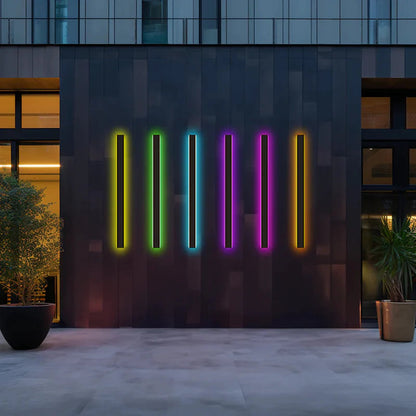 Buitenlamp LED Wandlamp Minimalistisch Lineair met Bewegingssensor en RGB