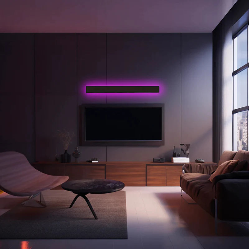 Buitenlamp LED Wandlamp Minimalistisch Lineair met Bewegingssensor en RGB