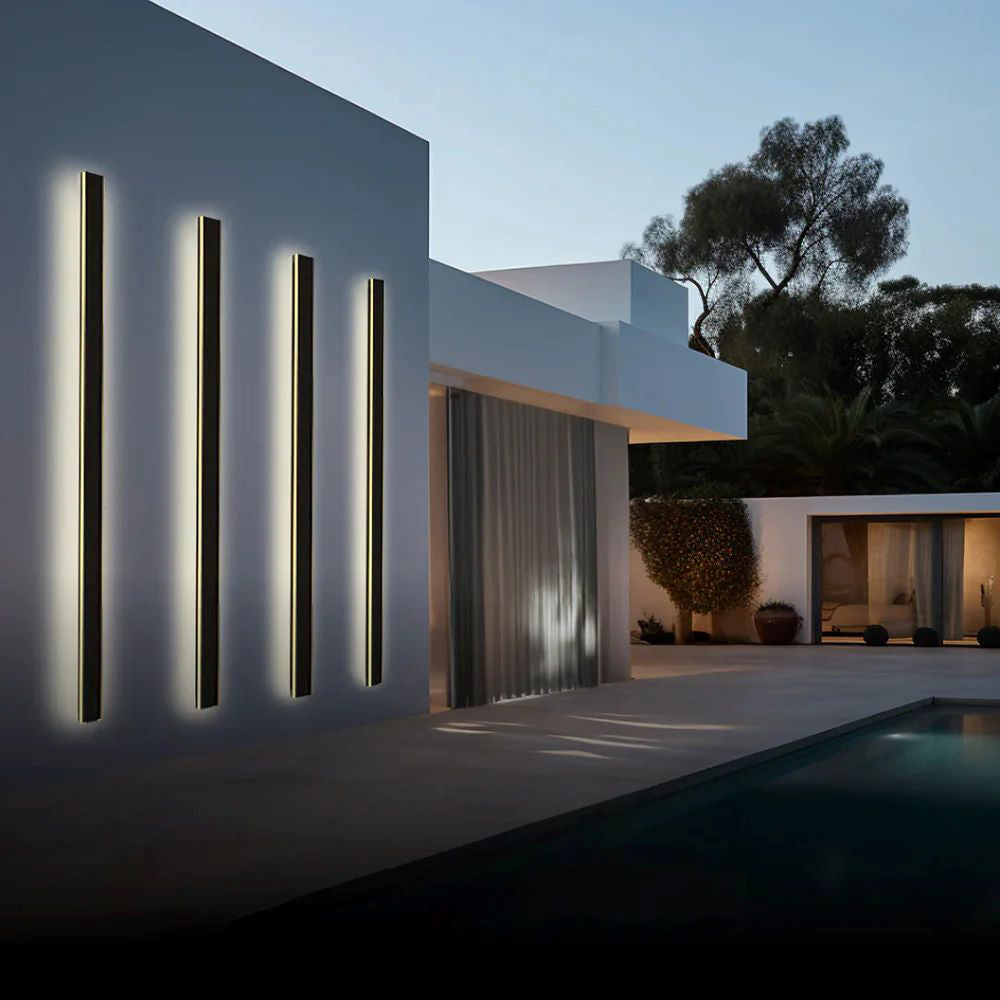 Buitenlamp LED Wandlamp Minimalistisch Lineair met Bewegingssensor en RGB