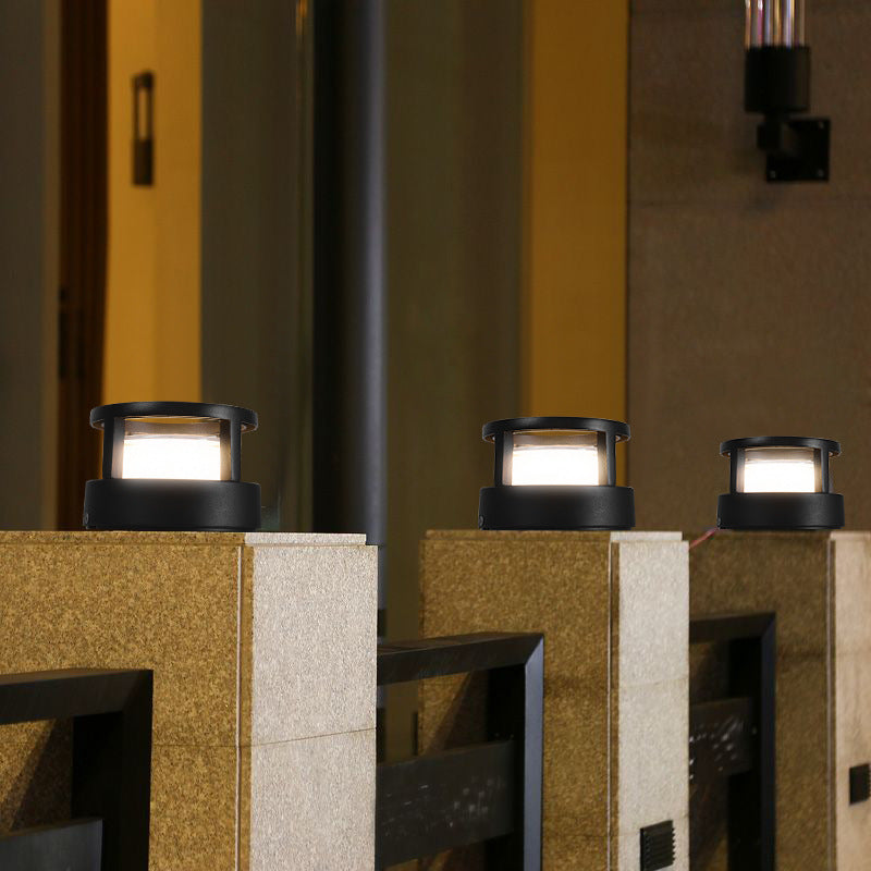 Buitenlamp Sokkel Modern LED met Keuze uit Rond of Vierkant Ontwerp