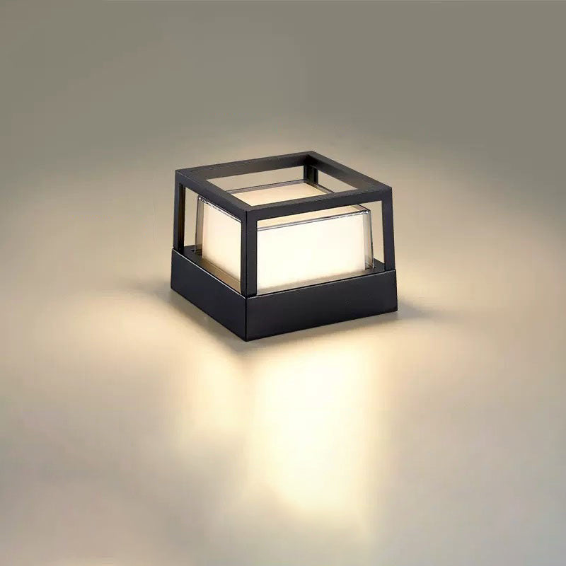 Buitenlamp Sokkel Modern LED met Keuze uit Rond of Vierkant Ontwerp