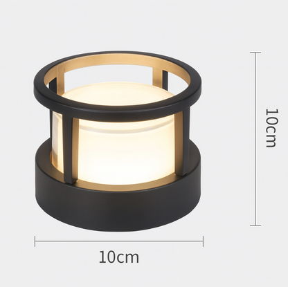 Buitenlamp Sokkel Modern LED met Keuze uit Rond of Vierkant Ontwerp