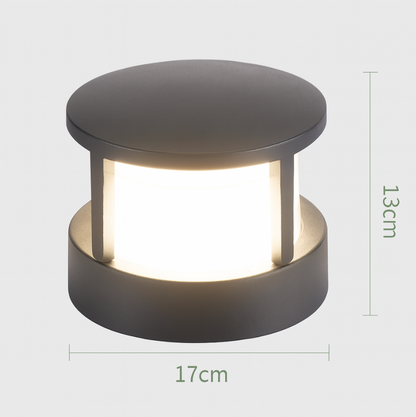 Buitenlamp Sokkel Modern LED met Keuze uit Rond of Vierkant Ontwerp