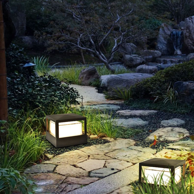 Buitenlamp Sokkel Modern LED met Keuze uit Rond of Vierkant Ontwerp