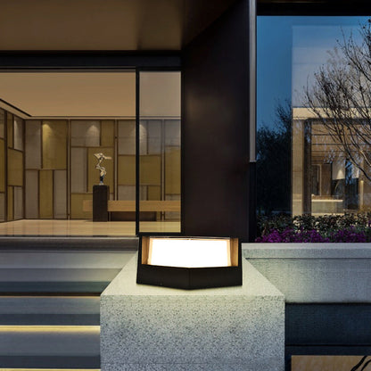 Buitenlamp Sokkel Modern LED met Keuze uit Rond of Vierkant Ontwerp