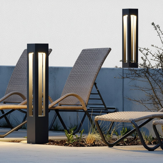 Buitenlamp Sokkel Tuin Modern met Geïntegreerde LED en Warm Licht