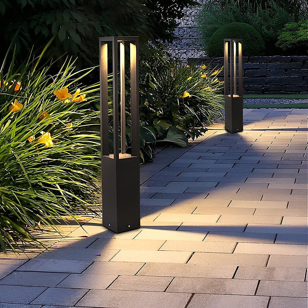 Buitenlamp Sokkel Tuin Modern met Geïntegreerde LED en Warm Licht