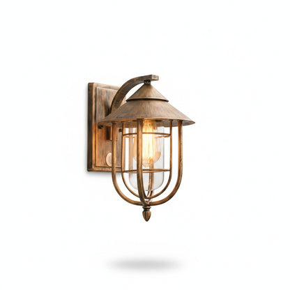 Buitenlamp Vintage met Bewegingssensor en E27 Fitting voor Wand