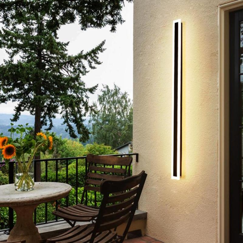 Buitenlamp Wandlamp Minimalist LED met Geïntegreerde LED en Bewegingssensor Optie