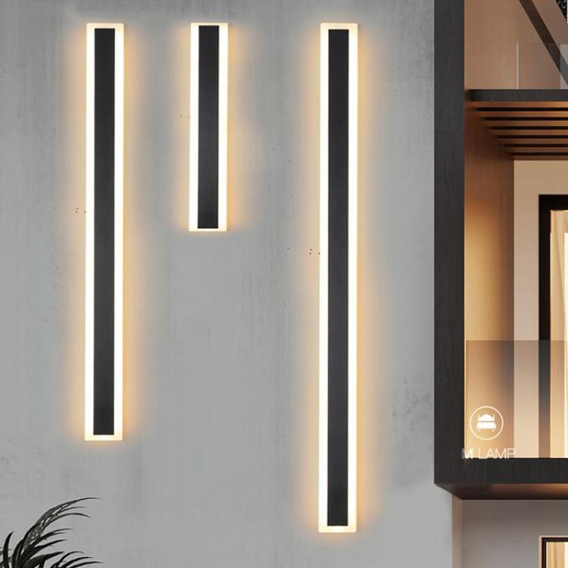 Buitenlamp Wandlamp Minimalist LED met Geïntegreerde LED en Bewegingssensor Optie