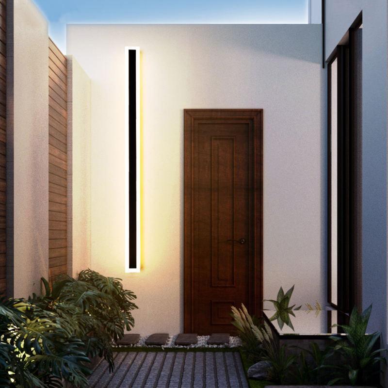 Buitenlamp Wandlamp Minimalist LED met Geïntegreerde LED en Bewegingssensor Optie