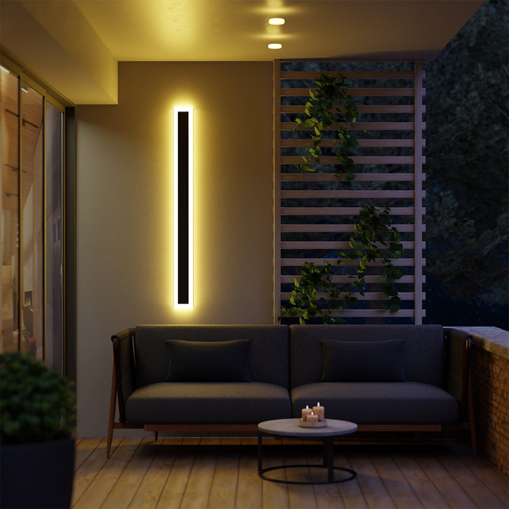 Buitenlamp Wandlamp Minimalist LED met Geïntegreerde LED en Bewegingssensor Optie