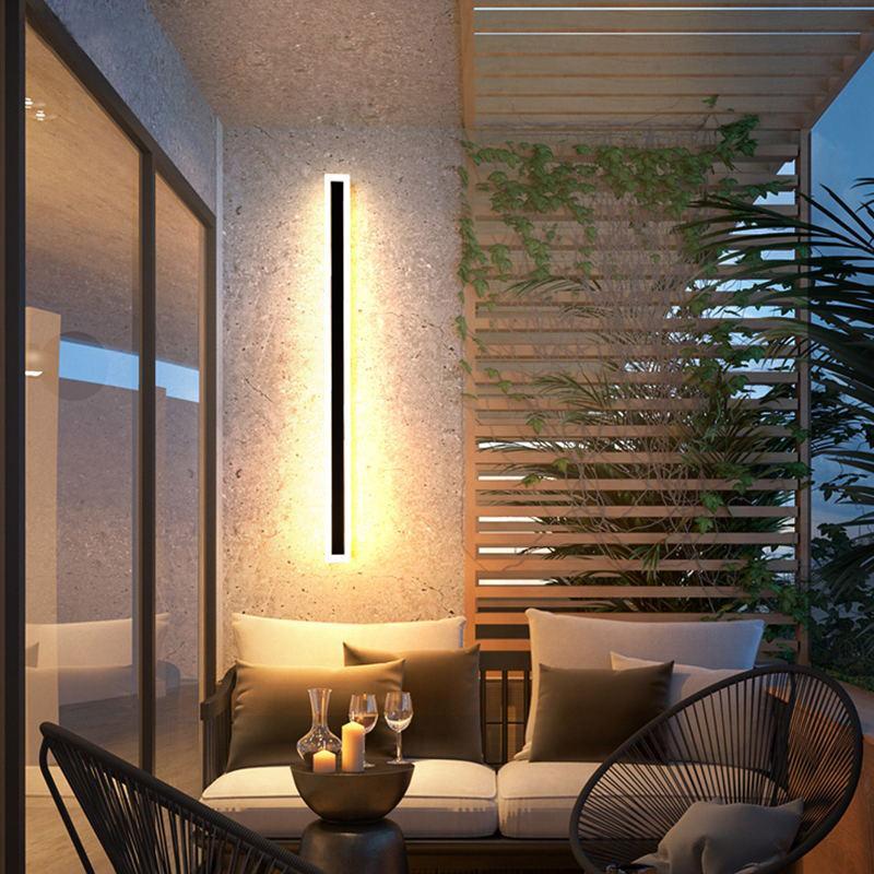 Buitenlamp Wandlamp Minimalist LED met Geïntegreerde LED en Bewegingssensor Optie