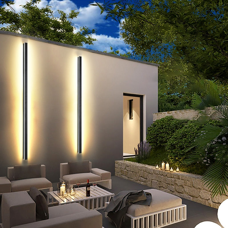 Buitenlamp Wandlamp Minimalistisch LED Langwerpig voor Buiten