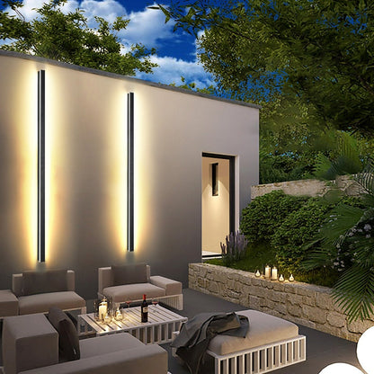 Buitenlamp Wandlamp Minimalistisch LED Langwerpig voor Buiten