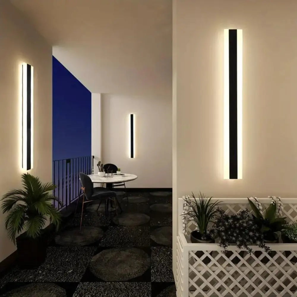 Buitenlamp Wandlamp Minimalistisch LED Langwerpig voor Buiten