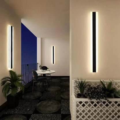 Buitenlamp Wandlamp Minimalistisch LED Langwerpig voor Buiten